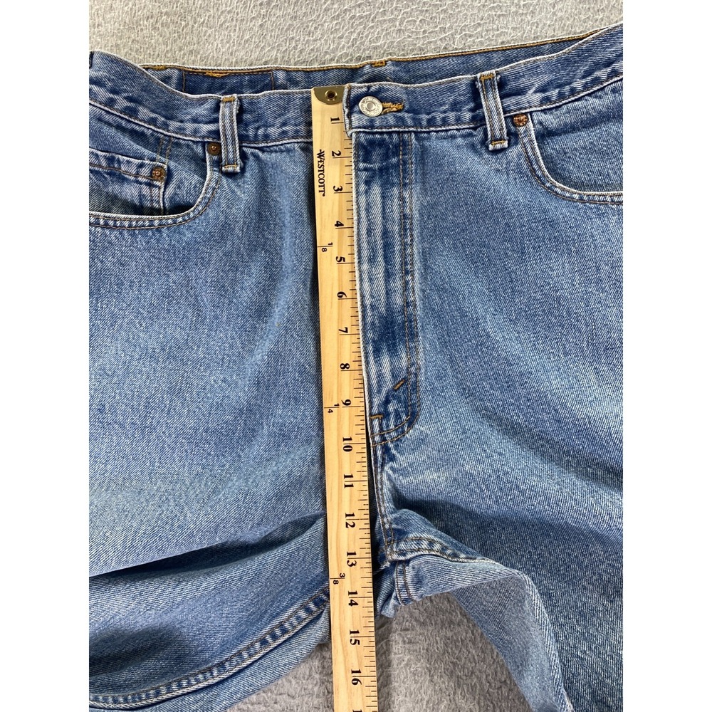Vintage Levis 560 Jeans Men 38x34 (Fits 36x33) Blue Loose Fit Tapered Leg Cotton - Picture 9 of 12